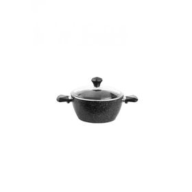 Tantitoni Siyah Gemme Granit 18 cm Derin Tencere