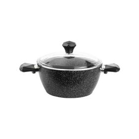 Tantitoni Siyah Gemme Granit 18 cm Derin Tencere