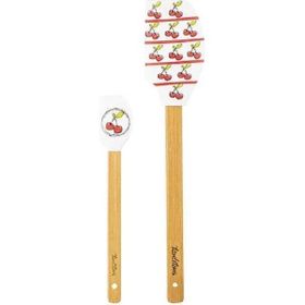 Tantitoni Vişne Desenli 2'li Silikon Spatula Seti