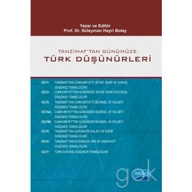 Tanzimat’tan Günümüze Türk Düşünürleri 7 Cilt - 8 Kitap - Ali Utku Abdullah Uçman Abdülkadir İlgen Ahmet Güner Sayar Ali Coşkun Ayhan Bıçak Bayram Ali Çetinkaya Bedri Gencer Beşir Ayvazoğlu Can Karaböcek David Grünberg Emrullah Kılıç Fatma Odabaşı Fazlı