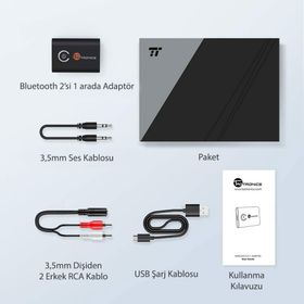 TaoTronics TT-BA07 Bluetooth Alıcı ve Verici Ses Adaptörü