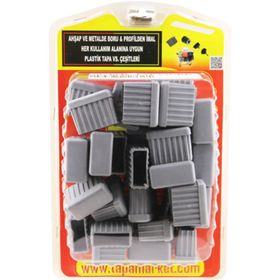 Tapa 20x40 cm Plastik İç Tapa Gri