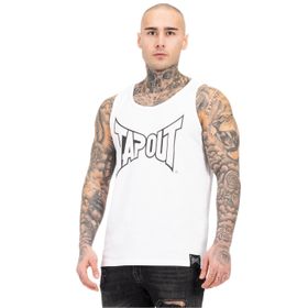 Tapout Tipton Singlet Beyaz Siyah Erkek T-shirt