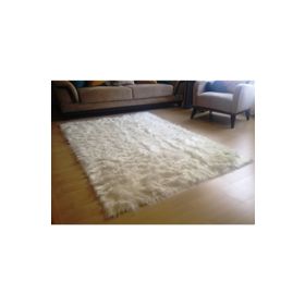 Tappeto Kuzu Kürkü Dekoratif Post 80x300 cm Camel Salon Halı