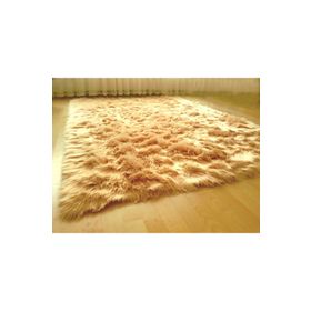Tappeto Kuzu Kürkü Dekoratif Post 80x300 cm Camel Salon Halı