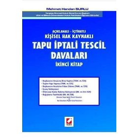 Tapu İptali Tescil Davaları - Mehmet Handan Surlu