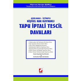 Tapu İptali Tescil Davaları - Mehmet Handan Surlu