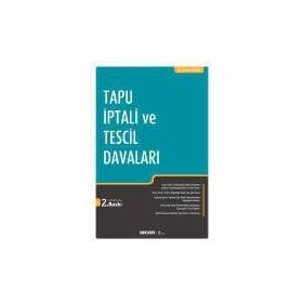 Tapu İptali ve Tescil Davaları - Turan Çinar