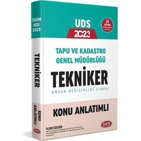 Tapu ve Kadastro Genel Müdürlüğü UDS Tekniker Konu Anlatımlı - Data Yayınları