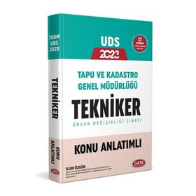 Tapu ve Kadastro Genel Müdürlüğü UDS Tekniker Konu Anlatımlı - Data Yayınları