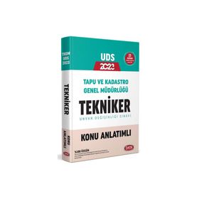 Tapu ve Kadastro Genel Müdürlüğü UDS Tekniker Konu Anlatımlı - Data Yayınları