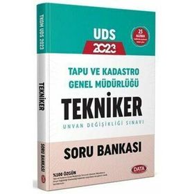 Tapu ve Kadastro Genel Müdürlüğü UDS Tekniker Soru Bankası - Data Yayınları