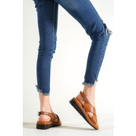 Taran Kasey Çapraz Detaylı Comfort Sandalet