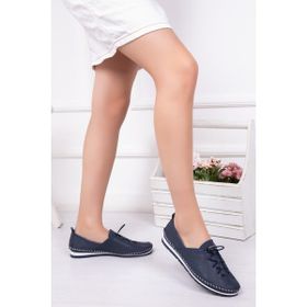 Tarçın TRC116-0051 Lacivert Kadın Babet