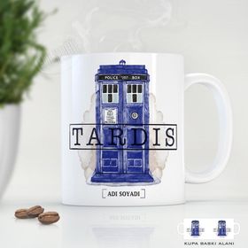 Tardis Doctor Who Kişiye Özel Kupa