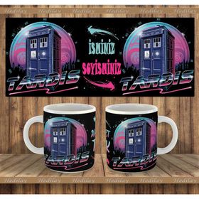 Tardis Doctor Who Kişiye Özel Kupa