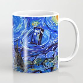 Tardis Doctor Who Porselen Kupa Bardak