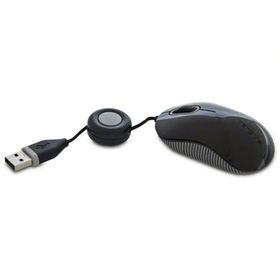 Targus AMU75Eu Retractable Optık Mını Mouse siyah