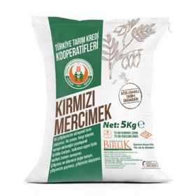 Tarım Kredi 5 kg Futbol Kırmızı Mercimek