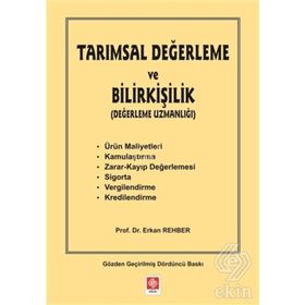 Tarımsal Değerleme ve Bilirkişilik - Erkan Rehber
