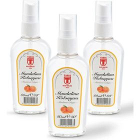 Tariş 3 x 80 ml Sprey Mandalina Kolonyası