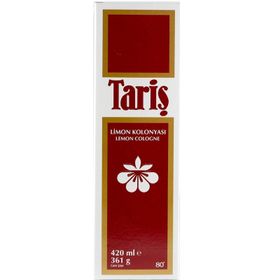 Tariş 80 Derece 420 ml Cam Şişe Limon Kolonyası