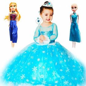Tarlatanlı Frozen Elsa Kostümü