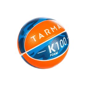 Tarmak 1 Numara Turuncu Mavi Sünger K100 Mini Basketbol Topu