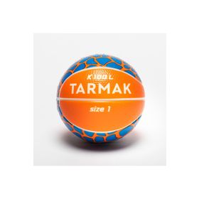 Tarmak 1 Numara Turuncu Mavi Sünger K100 Mini Basketbol Topu