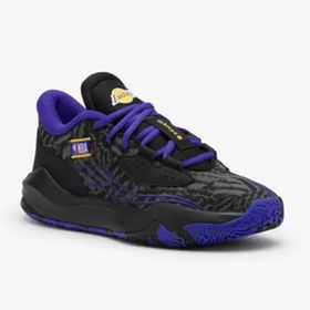 Tarmak 900 Low 1 Siyah Nba Lakers Fast Basketbol Çocuk Spor Ayakkabı