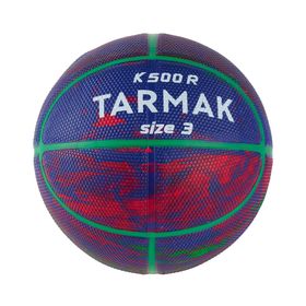 Tarmak K500R Mor/Kırmızı/Yeşil No:3 Basketbol Topu