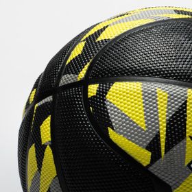 Tarmak R500 Siyah Gri Sarı 5 Numara Basketbol Topu