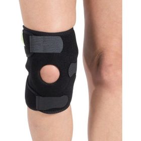 Tarmantu Patella Siyah Standart Flexible Balenli Destekli Sporcu Dizlik