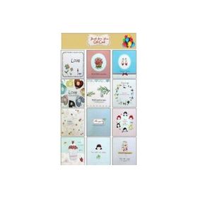 Taros 3073 Vintage Love Gift Label Kart + Zarf