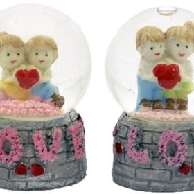 Taros 5334 Love Küçük Boy Işıklı Kar Küresi