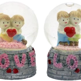 Taros 5334 Love Küçük Boy Işıklı Kar Küresi