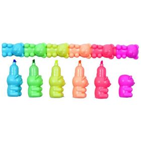 Taros Unick Color Yumurtlayan Bear 6'lı Fosforlu Kalem