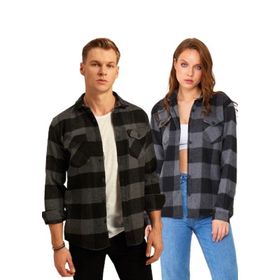 Tarz Cool ODG001R02 Antrasit Ekoseli Oduncu Gömlek