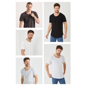 Tarz Cool TCPS001R56S Kırık Beyaz Erkek T-shirt