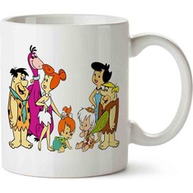 Taş Devri Jetsons Baskılı Kupa