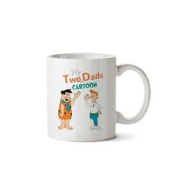 Taş Devri Jetsons Two Dads Cartoon Baskılı Kupa