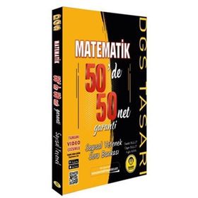 Tasarı 2023 Dgs Matematik 50 De 50 Net Garanti Soru Bankası