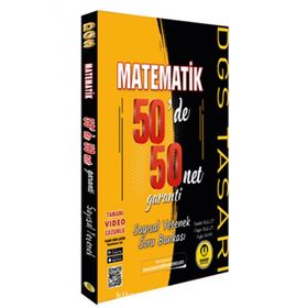 Tasarı 2023 Dgs Matematik 50 De 50 Net Garanti Soru Bankası