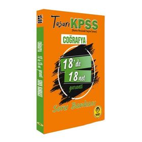 Tasarı Akademi Yayınları - KPSS Coğrafya 18'de 18 Net Soru Bankası