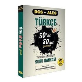 Tasarı Dgs Ales Türkçe 50 De 50 Net Garanti Soru Bankası