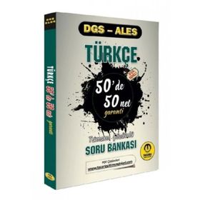 Tasarı Dgs Ales Türkçe 50 De 50 Net Garanti Soru Bankası