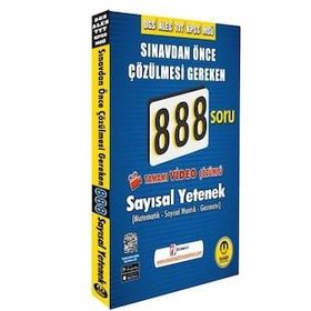 Tasarı - DGS ALES Video Çözümlü 888 Sayısal Soru Bankası