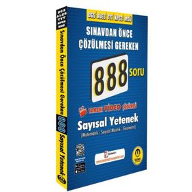 Tasarı - DGS ALES Video Çözümlü 888 Sayısal Soru Bankası
