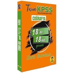Tasarı KPSS Coğrafya 18'de 18 Net Soru Bankası