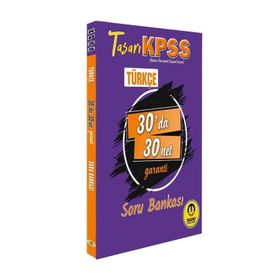 Tasarı Yayınları 2022 KPSS Türkçe 30'da 30 Net